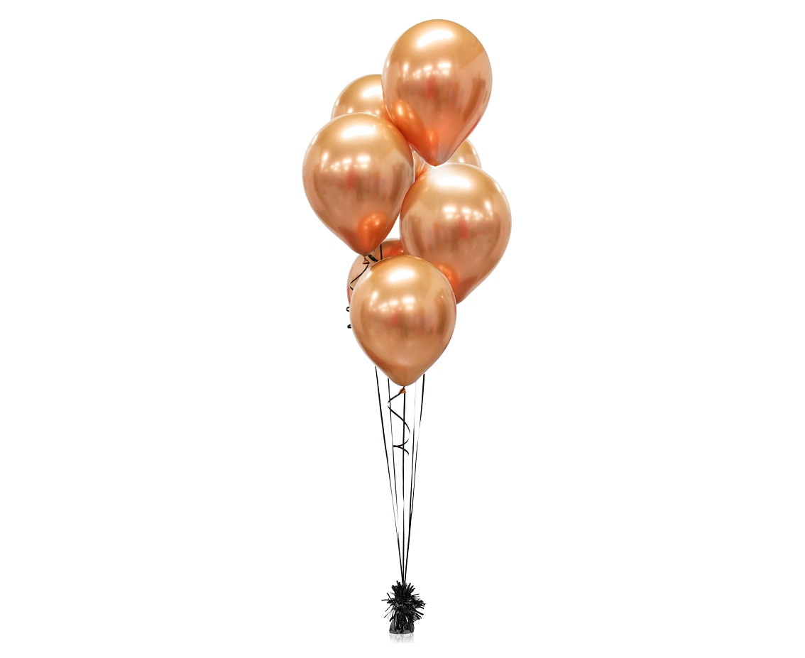 Balloons B&C 12", platinum copper, 7pcs